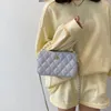 Сумки через плечо для женщин, сумка через плечо с диким ромбом, корейская мода в западном стиле, маленькая круглая сумка высокого качества Messenger2553