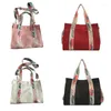 Bolsas de ombro bolsa moderna com cores contrastantes alça larga prática e elegante crossbody perfeita para mulheres