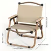 1PC Ulepszone wzmocnione krzesło składane, czarne, kawa, model: średni, duży