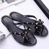 Slippare 2023 Summer Flip Womens Slide Sandals Crystal flash Beach Casual Shoes Lightweight Wedge Platform H240328KMDW