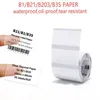 Nimbot B1 Transparent Self-adhesive Label Paper For Mini Portable Thermal Printer Round Sticker B21 Niimbot Labels