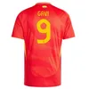 2024 Euro Cup espanha camisas de futebol nacional ANSU FATI ASENSIO MORATA F TORRES KOKE GAVI C SOLER 24/25 RODRI fãs versão jogador camisas de futebol adulto + kit infantil