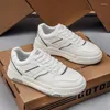 Scarpe casual Sneakers da uomo primaverili e autunnali Morbida pelle in super fibra antiscivolo Moda traspirante Leggera stringata