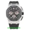 Pilot AP Wrist Watch Royal Oak Offshore Series 26420SO Precision Steel Ceramic Ring Back Transparent Time Mens Fashion Leisure Sports Machinery Watch