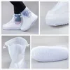 Sapatos de caminhada à prova dwaterproof água sapato cobre chuva reutilizável overshoes protetor engrossar anti-deslizamento bota homens mulheres crianças acessórios