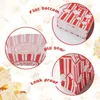 Emballage cadeau 25pcs Sac d'emballage de pop-corn Carnaval Stripes Sacs Titulaires Bol Mini Conteneurs alimentaires Tasses portables Snack Papier