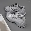 Casual Shoes Women's Chunky Sneakers 2024 Summer Breattable Mesh Platform Tennis For Women Fashion Lace Up Ladies Running