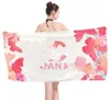 Factory Direct Sales Fashion Brand Printing Beach Towel Microfiber with Tassels Feel Soft Top Fashion