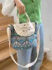 ショルダーバッグhylhexyr女性バケツ刺繍キャンバスハンドバッグ大容量トートクロスボディクロスバッグママ