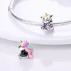 925 contas de prata acessórios frisados diy pulseira pingente acessórios animal coruja coelho cross border fonte frete grátis