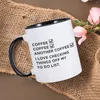 Tasses tasse à café drôle j'aime vérifier les choses de ma liste de choses à faire lait 11 Oz tasse en céramique lieu de travail cacao pour ami collègue