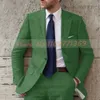 męski garnitur 2 -częściowy zestaw swobodny Slim Fit Suits Groomsmen Tuxedos Wedding Summer Beach Costume Homme Blazer Spods H94H#