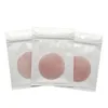 Wholesale Natural Round Smooth Pink Jade Stone for Lashes Glue Holder Eyelash Extension Tools