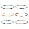 Cavigliere Bohemian Colorf Bead Fiore Daisy Cavigliera per le donne Spiaggia Hip Hop Corea Bel seme fatto a mano Bracciale alla caviglia Gioielli piede Goccia D Otazm