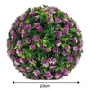 Dekorative Blumen Praktischer Hausgarten Gras Ball 20/25 cm Topiary Hanging UV Stabile Hochzeit Künstliche Korbpflanze Geburtstag