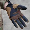 戦術手袋フルフィンガーペイントボールシュートエアソフトワークフィッシングタッチスクリーンラバー保護ミトンYQ240328