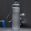 Vestes bouteille d'eau de haute qualité 500ml 1000ml sans Bpa, anti-fuite, Portable pour bouteilles de boissons, sport, salle de sport, écologique