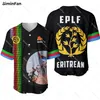 eritrea tibeb baseball tröja eritrean cross mix flagga 3d tryckt skjorta män sommar collarl tee camisa unisex tshirt kvinnlig topp r0te#