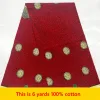 직물 앙카라 직물 아프리카 진짜 왁스 드레스 100%면 2023 가나 Pagne Wax Africain Loincloth 아프리카 앙카라 직물 6yard