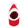 Vêtements pour chiens Chapeau d'hiver pour animaux de compagnie Chapeau de Noël Chaud Petit Chat Chapeaux Accessoires pour chiens de taille moyenne