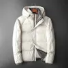 2023 new arrival men coat Hooded winter jacket 80% white duck down jackets men,mens thicken fi m parkas coat,size M-5XL J1QC#