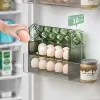Bins ei opbergdoos koelkast organizer voedselcontainers ei vers hekeling houder lade dispenser keuken opbergdozen