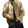 Maden Ma 1 jacka för män Flight Bomber Jacket Khaki Vintage Short Coat High Quality Streetwear Winter unisex Parrockar 2023 G8QS#