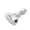 18 14 38 12 BSP NPT Femmina diritto ad angolo retto Acciaio inossidabile 304 316 Spillo dosatore microregolatore del flusso 240314