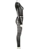 altgoth Sexy See Through Mesh 2 pezzi Abiti da donna Streetwear Cyberpunk Mall Gothic Lg Sleeve T-shirt Pantaloni a vita alta Tute u8zO #