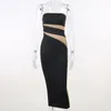 Women Fi Strapl Bodyc Party Club Streetwear Black Midi Dr 2023 Summer Clothes Wholesale LTEMS FÖR BUSIN YJ22594P H2PI#