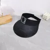 Chapeau de paille Designer Pare-soleil Chapeau pour femmes Hommes Visière d'été Mode Plage Réglable Lettre Diamant Chapeaux Hommes Femmes Luxe Seau Chapeau En Raphia Accessoires