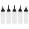 Vloeibare Zeepdispenser 5X 150Ml Salon Haarkleur Meten Applicator Fles Schaal Kappers Tool