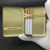 Albumy Retro mosiądz rzeźbiony metalowy papierosy trzymający 16 patyków przenośne tytoniowe skrzynki do przechowywania papierosów narzędzia do palenia