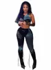 weird Puss Tracksuit Women Sporty 2 Piece Set Y2K Summer Hipster Skinny Elastic Tank Tops+Leggings Casual Matching Streetwear D1DM#