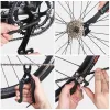 Scatole per ciclisti Strumenti professionali per la riparazione di biciclette 18 in 1 Catene multiuso per ciclismo Pedale Chiave Bb Chiave esagonale Kit di strumenti per bici Set di scatole per bici