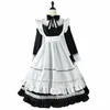 Japonais Kawaii Maid Costumes Anime Cosplay Party Dr Plus Taille Noir Blanc Apr Maid Tenues Carnaval School Girl Uniforme h7bj #