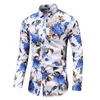 hot Sale New Fi Fr Printed Men's Shirt Casual Plus Size Lg Sleeve Shirts Male Slim Fit Mens Office Shirt 7XL 77Uk#