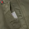 Fredd Marshall 2023 FI-Militärhemd Lg-Ärmel Multi-Pocket-Freizeithemden Markenkleidung Armeegrün Camisa Masculina 117 64OO #