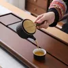 Tea Trace Big Long Tray Prostokąt kawiarnia przekąska kawa salon serwujący drewniany olej gościnność Plateau Produkty domowe