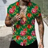 new Northeast Big Fr Design Men's Shirt Chinese Style Short Sleeve Butt Tops Trend Streetwear Casual Oversize Men Clothing 51Et#