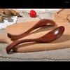 Cucchiai 2 pezzi Utensili da cucina in legno marrone Strumenti Cucchiaio di legno Zuppa di bambù-Cucchiaino da tavola Accessori da cucina Cucharas Cuchara F8