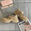 Designer Big Platform Luxe damesloafers Mode met handelsmerk lederen damesschoenen met dikke zolen Klassieke Oxford-loafers