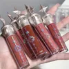 6 color angel girl mirror matte lip gloss moisturizing long-lasting red pink lip gloss glacier cute makeup product 1 piece 240313
