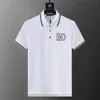 Summer Mens Polo Shirt Brand Costume Luxury Designer Polo Shirt Men's Casual Polo Letter Printing Brodery High Street Cotton High Quality Top