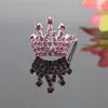 Dog Apparel Pet Accessories Crown Hair Clips Puppy Hairpin Crystal Rhinestone Barrette Lovely Grooming Headwear