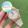 AP Montre-bracelet chronographe Royal Oak Series Montre pour femme 33 mm de diamètre Mouvement à quartz Acier de précision Platine Casual Montre célèbre pour homme
