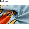 Dark Ic Vlam Poloshirt Mannen Zomer Dun Materiaal Vakantie Strand Hawaiian Shirts Vintage Heren Shirt k6Bp #