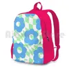 Zaino a quadretti floreale all'aperto escursionismo equitazione arrampicata borsa sportiva Checker Check Twist Twist Liquid Flower Flowers Pattern