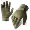 Tactical Gloves Outdoor Full Finger Windproof Tactic Flexible Hard Protect for Cycling Motorcycle Climbing Hunting Gear YQ240328