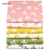 Fabric Haisen,Printed Twill Cotton Fabric,DIY Sewing Quilting Patchwork Cloth Set Material For Baby & Child,40x50cm,6pcs,Clover Series